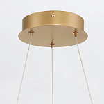 Люстра золотого цвета с 2-мя светодиодными кольцами Eurofase варинант исполнения - 4 | Loft Concept в Тюмени