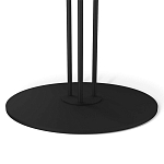 Стол журнальный круглый с бежевой столешницей из стекла Beige Marble варинант исполнения - 4 | Loft Concept в Тюмени