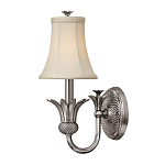 Бра с бежевым тканевым абажуром и декоративной чашей Hinkley варинант исполнения - 5 | Loft Concept в Тюмени