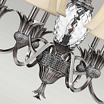 Люстра с 7-ю кремовыми текстильными абажурами Hinkley варинант исполнения - 6 | Loft Concept в Тюмени