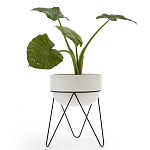 Кашпо Elevated Planters Luna 54 белое варинант исполнения - 2 | Loft Concept в Тюмени