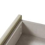 Консоль прямоугольная на золотом каркасе с 2-мя ящиками Warwick варинант исполнения - 1 | Loft Concept в Тюмени