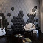 Гипсовая 3D панель с принтографией PM-30 варинант исполнения - 7 | Loft Concept в Тюмени