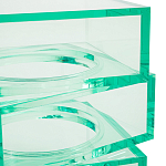 Стол журнальный в форме кубов Acrylic Furniture Lumina Mint Breeze варинант исполнения - 3 | Loft Concept в Тюмени