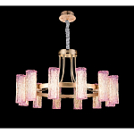 Люстра круглая с текстурными цилиндрическими плафонами Glimpse варинант исполнения - 4 | Loft Concept в Тюмени