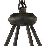 Люстра круглая с литыми стеклянными дисками Olympe Glass Chandelier варинант исполнения - 3 | Loft Concept в Тюмени