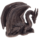 Декоративная статуэтка Дракон Dark Bronze Winged Dragon Statuette варинант исполнения - 1 | Loft Concept в Тюмени