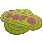 Дизайнерский ковер зеленый Poltronova Sofo Verosa Rug варинант исполнения - 2 | Loft Concept в Тюмени