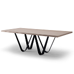 Стол обеденный на изогнутых ножках Consonance варинант исполнения - 1 | Loft Concept в Тюмени