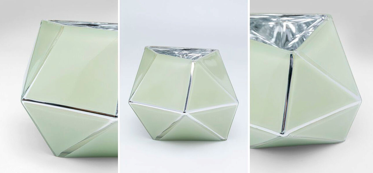 Ваза серая Geometric projection Ваза серая Geometric projection - Loft-Concept в Тюмени