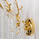 Бра золотого цвета с ветвями и хрустальными подвесками FAIRYTREE Light варинант исполнения - 7 | Loft Concept в Тюмени