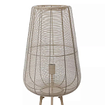 Торшер с плетеным металлическим плафоном Wicker Iron Lamp варинант исполнения - 1 | Loft Concept в Тюмени