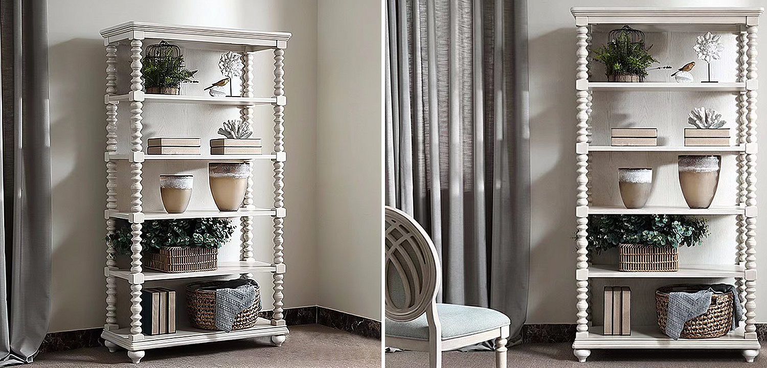 Стеллаж Reine Provence White Rack Стеллаж Reine Provence White Rack - Loft-Concept в Тюмени
