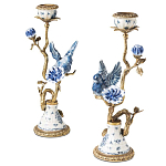 Подсвечник Candleholder Birds Atlanta Set 2 Pcs варинант исполнения - 1 | Loft Concept в Тюмени