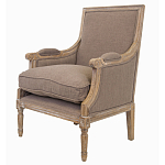 Кресло William Classical Armchair brown flax варинант исполнения - 3 | Loft Concept в Тюмени