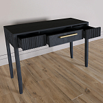 Элегантная Консоль Primo с выдвижным ящиком Черный дуб варинант исполнения - 6 | Loft Concept в Тюмени