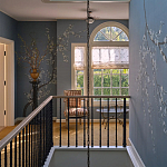 Обои ручная роспись Nara Original colourway on Summer Sky slub silk варинант исполнения - 2 | Loft Concept в Тюмени