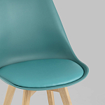 Стул с основой из пластика и мягким сиденьем Arvika Azure варинант исполнения - 7 | Loft Concept в Тюмени