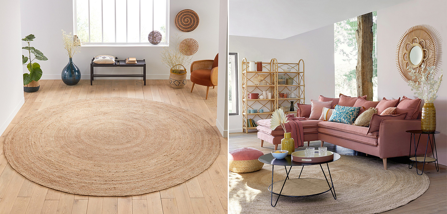 Ковер Round Carpet 100% джут Ковер Round Carpet 100% джут - Loft-Concept в Тюмени