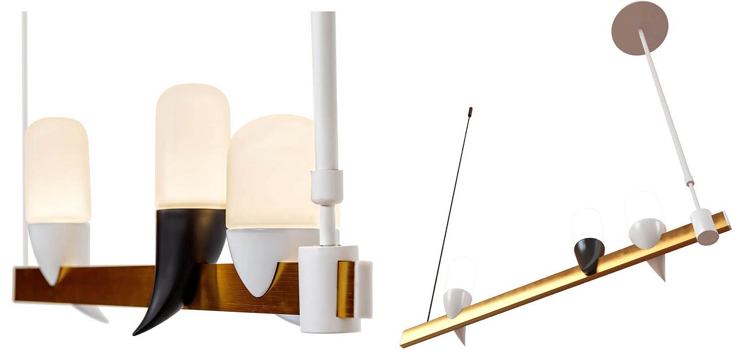 Люстра Ebenezer Chandelier Linear white 60 Люстра Ebenezer Chandelier Linear white 60 - Loft-Concept в Тюмени