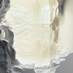 Встраиваемый в стену гипсовый светильник под покраску с эффектом разрушенной стены Antiquity Athena варинант исполнения - 7 | Loft Concept в Тюмени