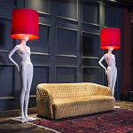 Лампа MANNEQUIN LAMP с абажуром созерцание силуэта варинант исполнения - 2 | Loft Concept в Тюмени
