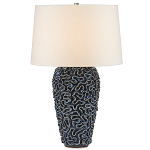 Настольная лампа Синий коралл Blue Brain Coral