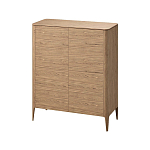 Шкаф низкий с 4-мя дверцами из массива дуба Type oak варинант исполнения - 1 | Loft Concept в Тюмени