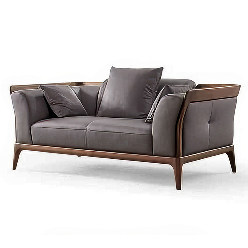 Диван двухместный c каркасом из массива дерева Double Sofa Made of Walnut Wood Орех Диван двухместный c каркасом из массива дерева Double Sofa Made of Walnut Wood Орех в Тюмени | Loft Concept