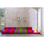 Дизайнерское кресло зеленое Poltronova Sofo Verosa Green Pink Armchair варинант исполнения - 6 | Loft Concept в Тюмени