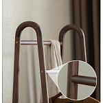 Вешалка деревянная с 2- мя ящиками Moon Walnut Furniture варинант исполнения - 6 | Loft Concept в Тюмени