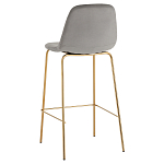 Барный стул на золотистых ножках VENDRAMIN Grey варинант исполнения - 4 | Loft Concept в Тюмени