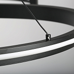 Люстра подвесная светодиодная в виде волнообразной ленты Ribbon Vortex варинант исполнения - 9 | Loft Concept в Тюмени