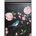 Комод деревянный Tits on flowers варинант исполнения - 8 | Loft Concept в Тюмени