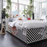 Дизайнерская кровать с системой хранения варинант исполнения - 1 | Loft Concept в Тюмени