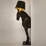 Horse Statue Floor Lamp Большой светильник Черная Лошадь варинант исполнения - 3 | Loft Concept в Тюмени