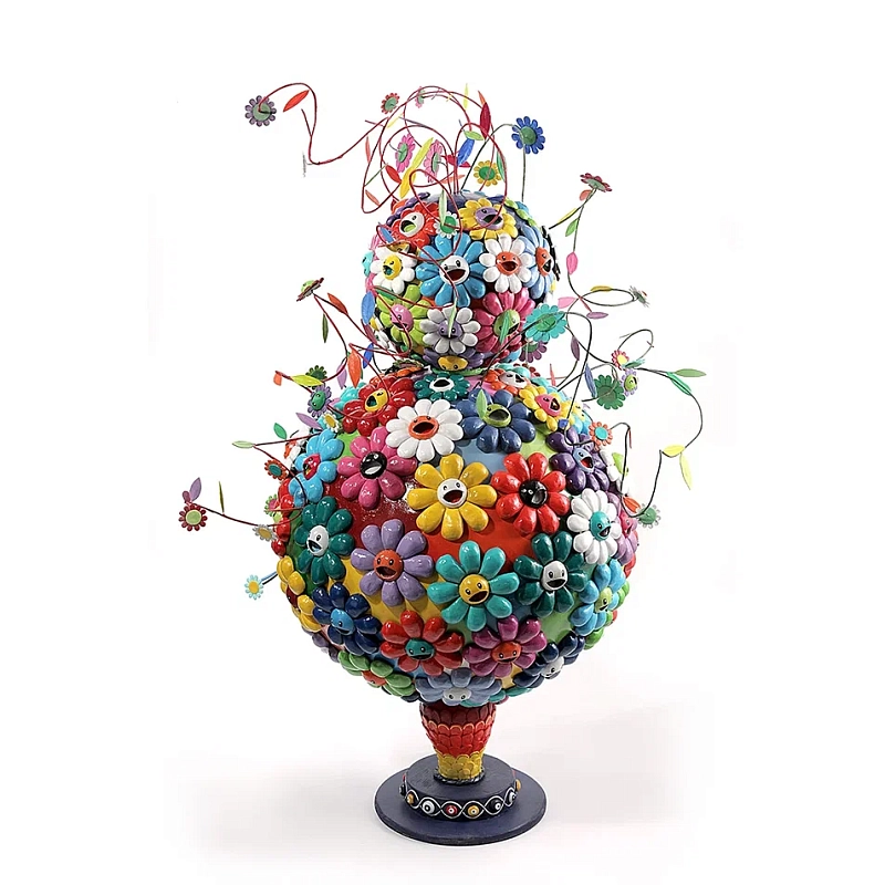 Большой Арт-объект Композиция из улыбающихся цветов по дизайну Takashi Murakami Flower Matango Мульти Большой Арт-объект Композиция из улыбающихся цветов по дизайну Takashi Murakami Flower Matango Мульти в Тюмени | Loft Concept