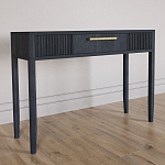 Элегантная Консоль Primo с выдвижным ящиком Черный дуб варинант исполнения - 2 | Loft Concept в Тюмени