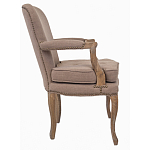 Кресло Aubrey Classical Armchair brown flax варинант исполнения - 1 | Loft Concept в Тюмени