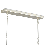 Люстра серебряная из пересекающихся прямоугольных элементов Intersecting Rectangles варинант исполнения - 3 | Loft Concept в Тюмени