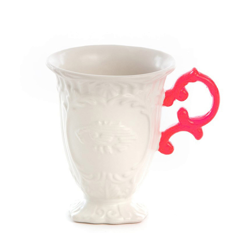Кружка Seletti I-Mug Fuchsia Белый Фуксия Кружка Seletti I-Mug Fuchsia Белый Фуксия в Тюмени | Loft Concept