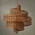 Люстра фактурная в виде спирали Enveloping Art варинант исполнения - 4 | Loft Concept в Тюмени