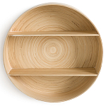 Полка настенная из бамбука Zenara варинант исполнения - 1 | Loft Concept в Тюмени