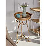 Столик приставной на фигурном подножии Magnificent Century варинант исполнения - 5 | Loft Concept в Тюмени