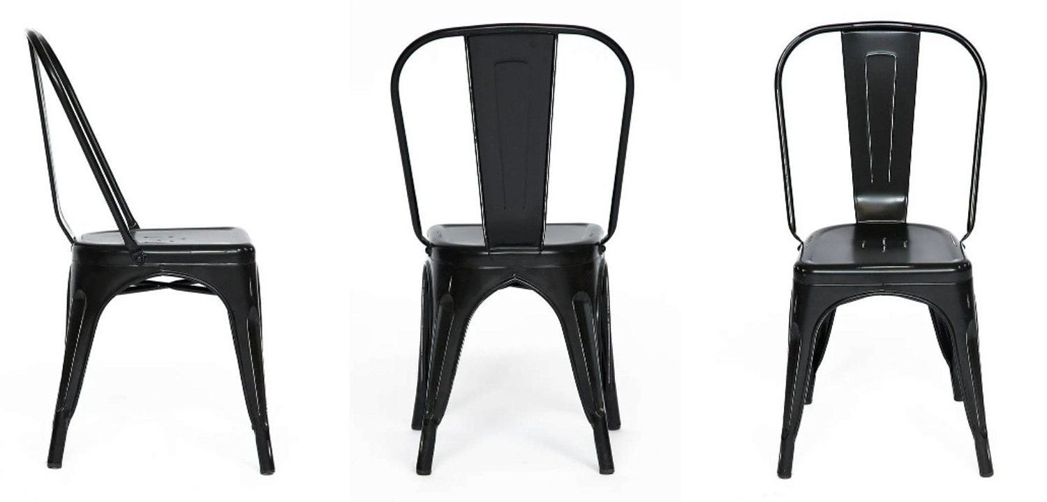 Стул Tolix black Стул Tolix black - Loft-Concept в Тюмени