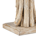 Настольная лампа с каркасом в виде веток деревьев с абажуром из ткани Natural Driftwood варинант исполнения - 2 | Loft Concept в Тюмени