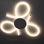 Люстра белого цвета с тремя изогнутыми светодиоидными плафонами Luke Lampco Tracer Lamp варинант исполнения - 2 | Loft Concept в Тюмени