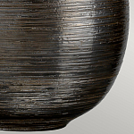 Настольная лампа с круглым фарфоровым основанием ручной работы с покрытием глазурью и белым абажуром из искусственного шелка Elstead Lighting варинант исполнения - 5 | Loft Concept в Тюмени