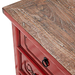 Деревянная ТВ-тумба в китайском стиле с 5-ю выдвижными ящиками Chinese TV Stand Red варинант исполнения - 3 | Loft Concept в Тюмени