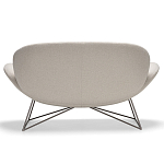 Дизайнерский двухместный диван Gio Ponti D.157.6  - DUE FOGLIE Sofa варинант исполнения - 5 | Loft Concept в Тюмени